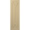 Ekena Millwork True Fit PVC San Carlos Mission Style Fixed Mount Shutters, Natural Twine, 18W x 36H, PR TFP001SC18X036NT - alternate 5